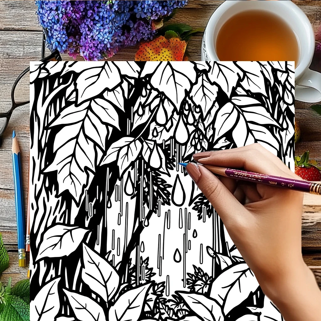 28-страничная книжка-раскраска в стиле любви для взрослых |   Раскраска, принадлежности для рисования на Рождество, День Благодарения