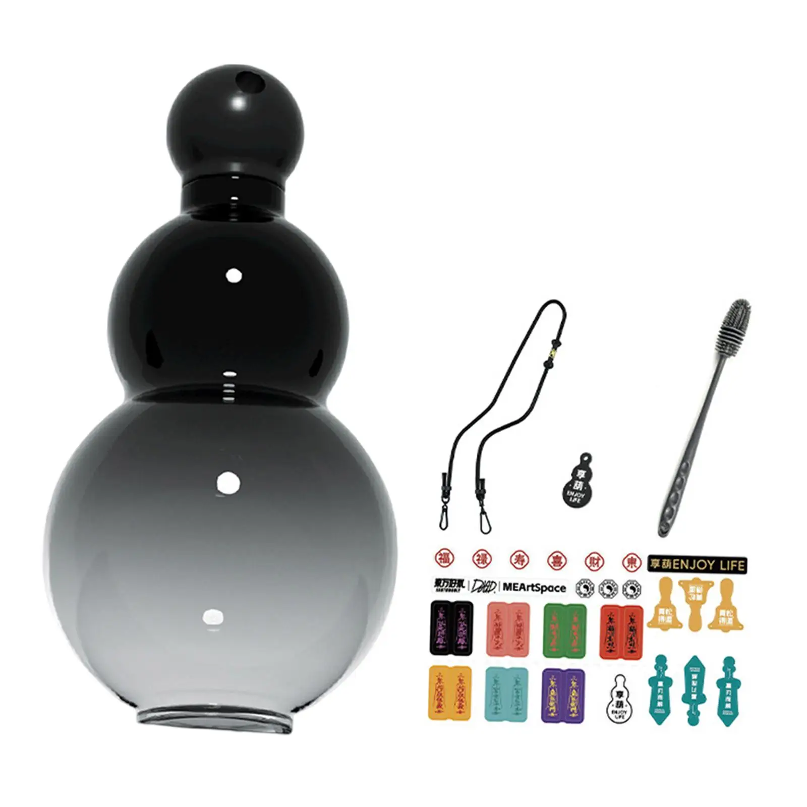 

Gourd Water Bottle Gourd Bottle with Lid Retro Style Travel Bottle Drinking Bottle for Hiking Outdoor Activities Sports