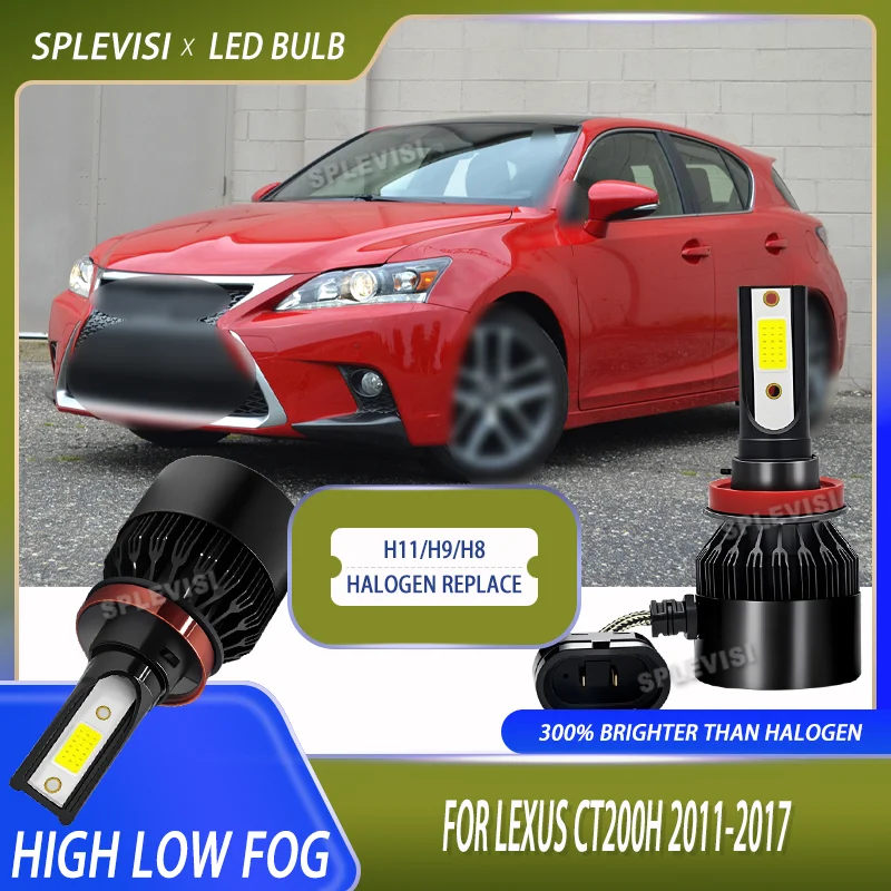 

High Power 60W Auto Light Bulb LED Headlight Hi Lo Beam Fog Light IP67 For Lexus CT200h 2011 2012 2013 2014 2015 2016 2017