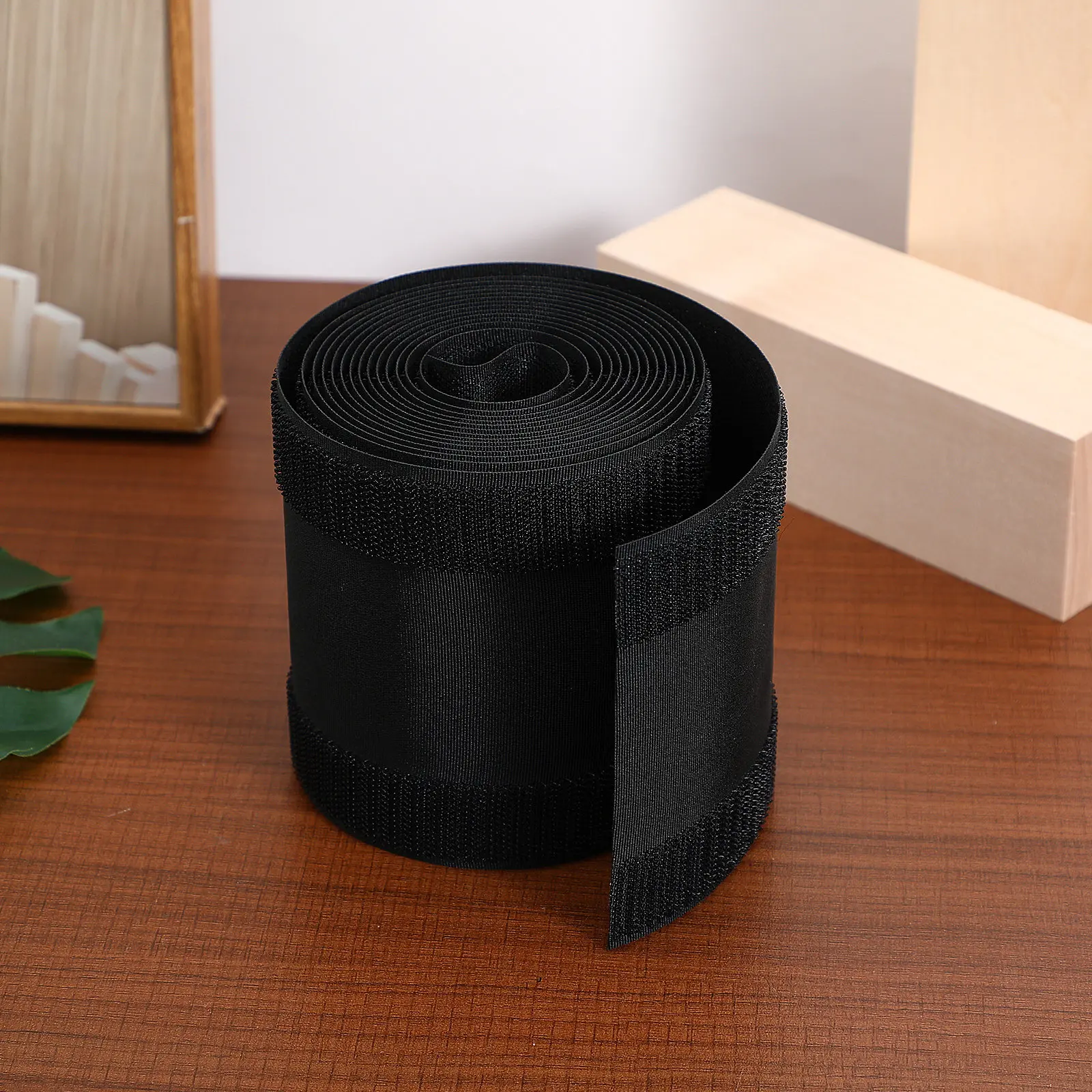 3 Meter Cable Cover Heavy Duty Nylon Polyester Floor Cord Protector for Carpet Hook Loop Strap Cable Management