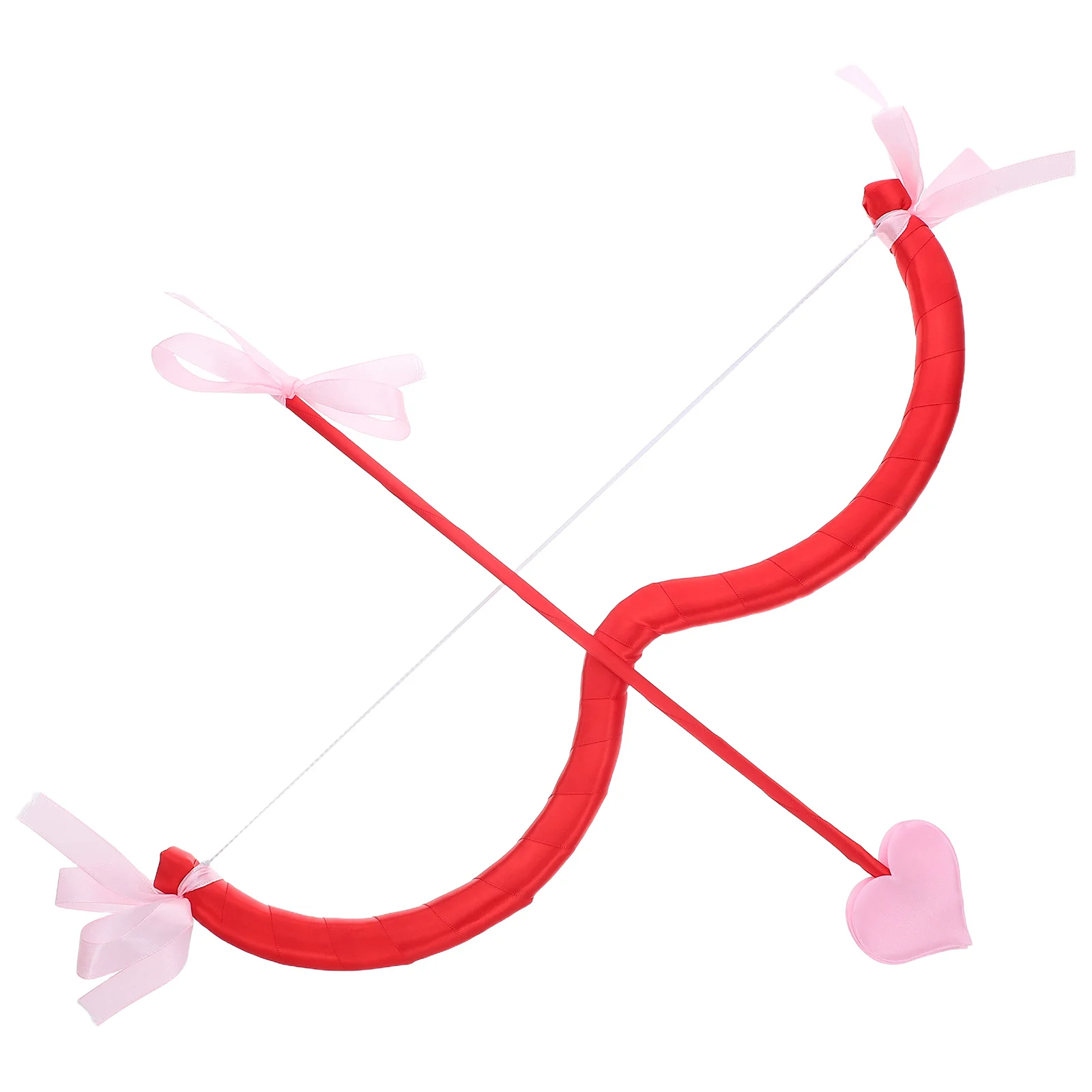 Cosplay Party Cupid Bow with Foam Arrow Prop for Valentine Costume Halloween Adult Archery Accessory Gift Red Mini Set