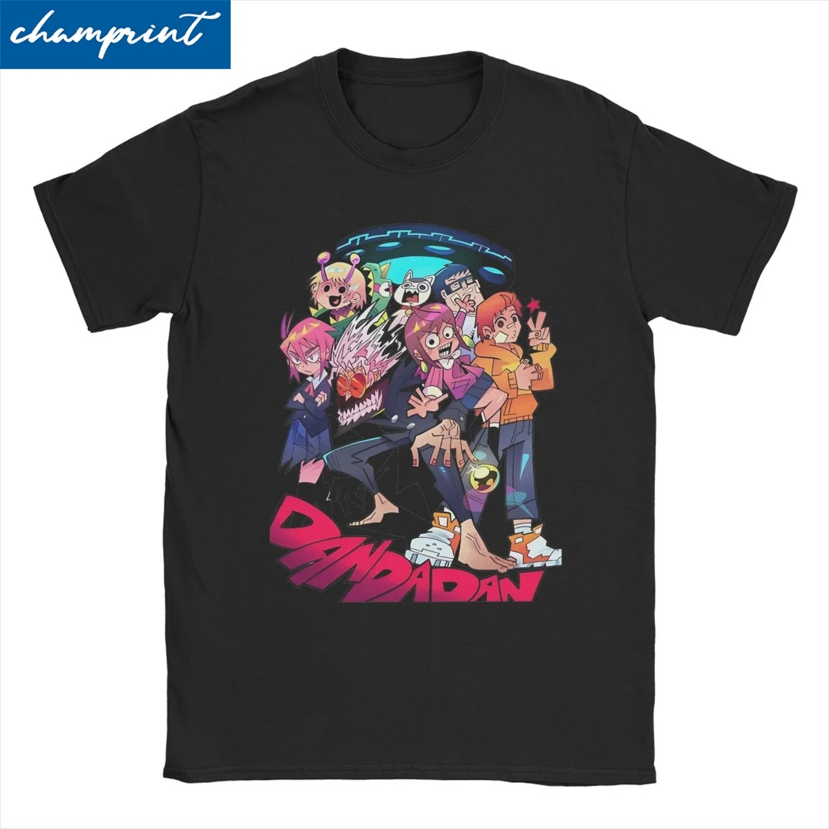 Men Women's T-Shirt Dandadan Anime Unique 100% Cotton Tees Short Sleeve T Shirt Round Neck Clothes Graphic Printed