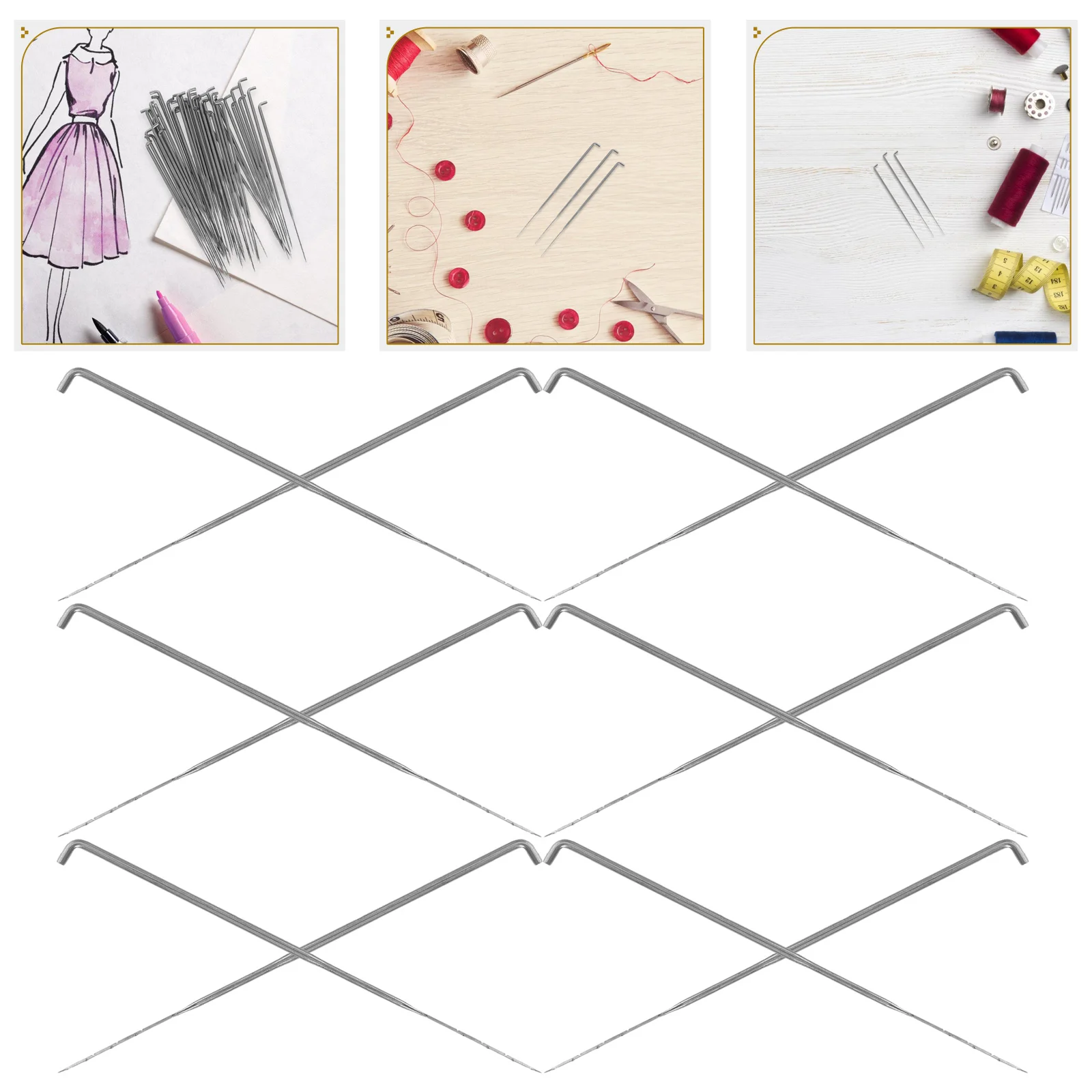 

100 Pcs Wool Felt Needle Felting Needles Embroidery Punch Tool DIY Tools