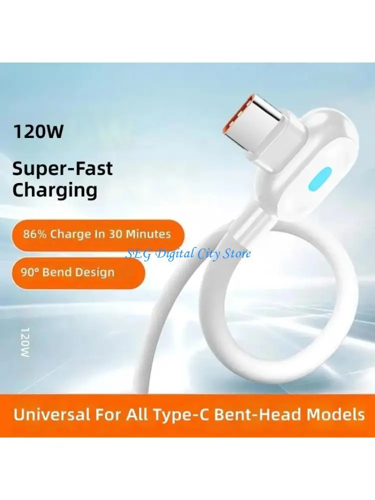U75B Durability Type C Chargers Cable 120W Power Delivery Wire Reinforced Connector