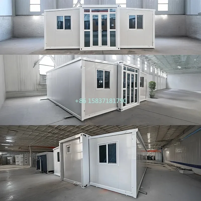 20ft Luxury Container House Prefabricated Folding House Portable Expandable Container Homes Foldable Container House for Poland