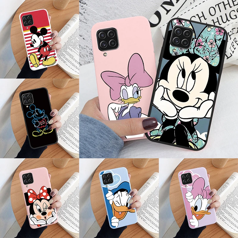 Coque For Huawei P40 Lite 4G Nova 6 SE 7i Phone Case Pink Mickey Mouse Minnie Cover Soft TPU Fundas For Huawei Nova 7i 6se Duck