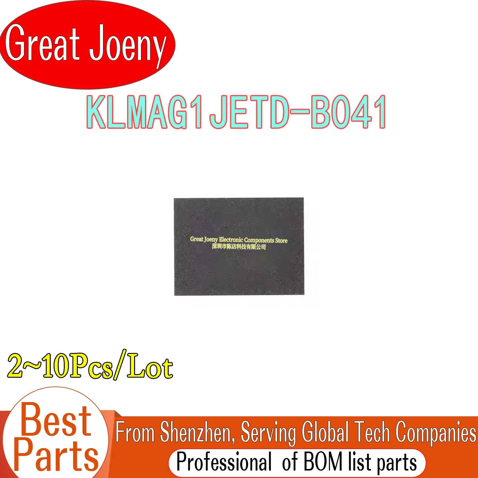 (2-10piece)100% New KLMAG1JETD-B041 KLMAG1JETD B041 BGA Chipset Bulk Best Price