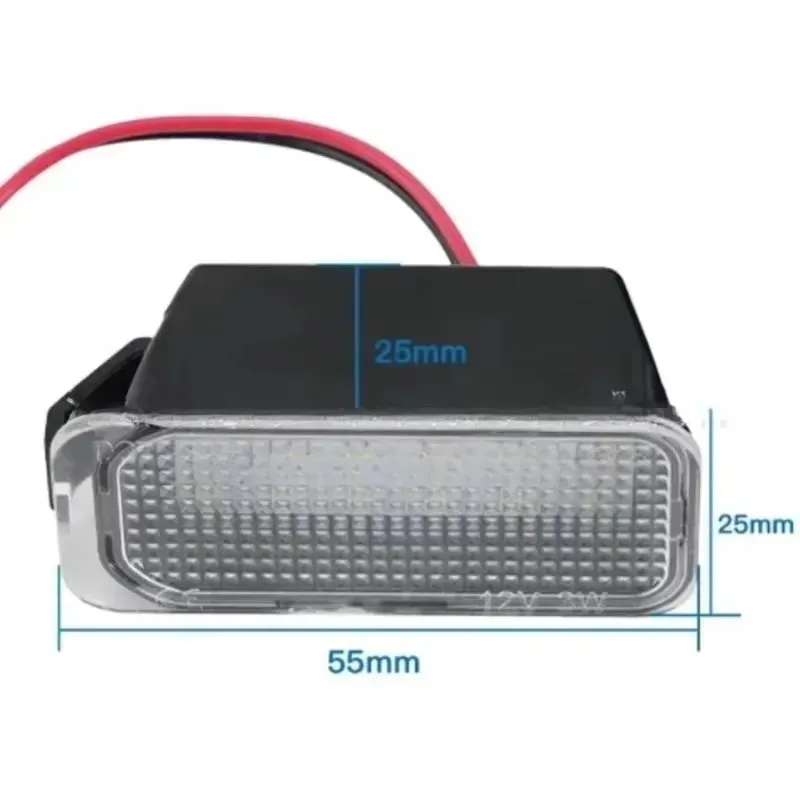 Popular 2pcs Mondeo Galaxy Ecosport Ranger Explorer Number Plate Light for LED License Lamp Fo Fiesta Focus Kuga