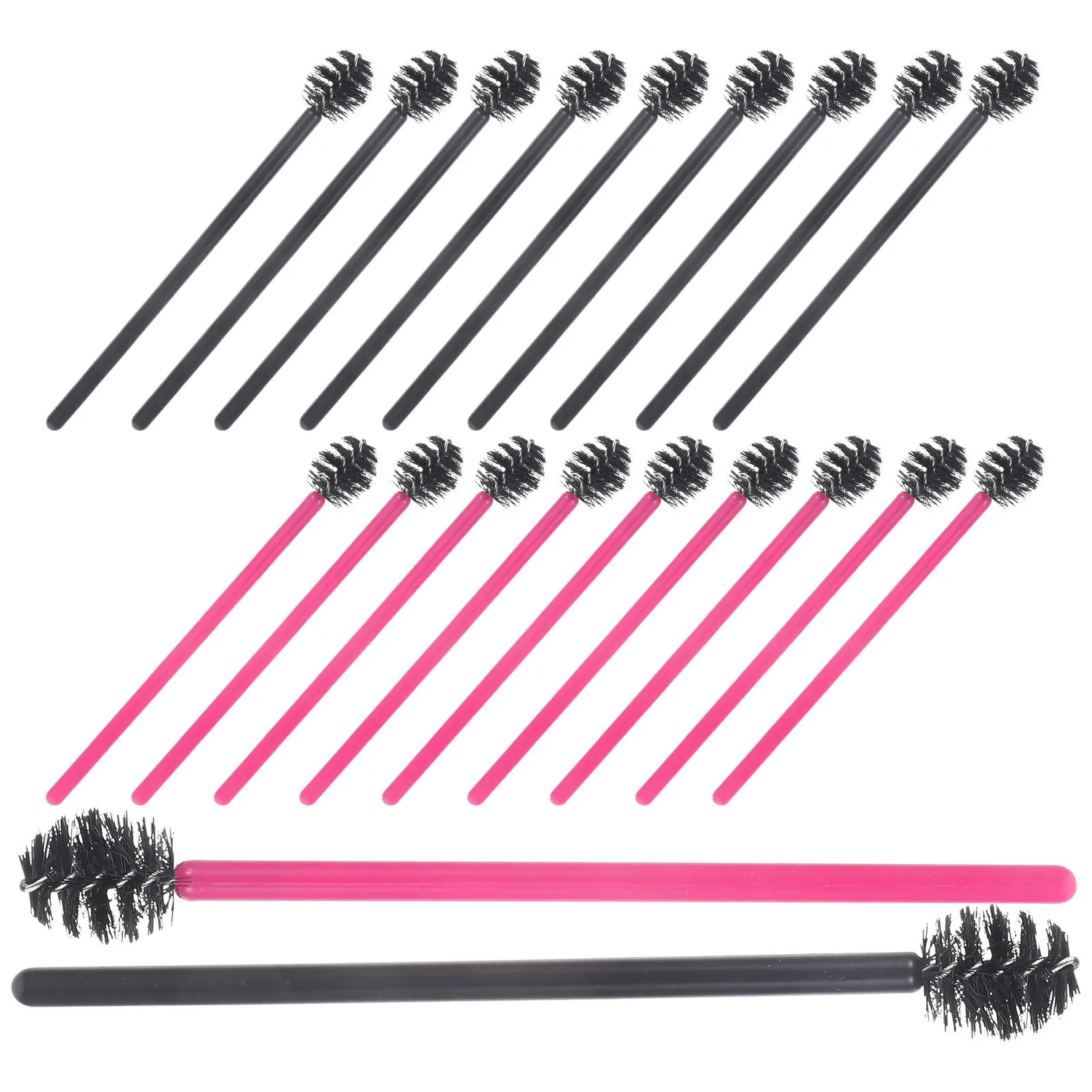 Ensemble de pinceaux à cils jetables, 100 pièces, baguettes de Mascara pour sourcils et cils, taille compacte, idéal pour les voyages, usage quotidien, maquillage