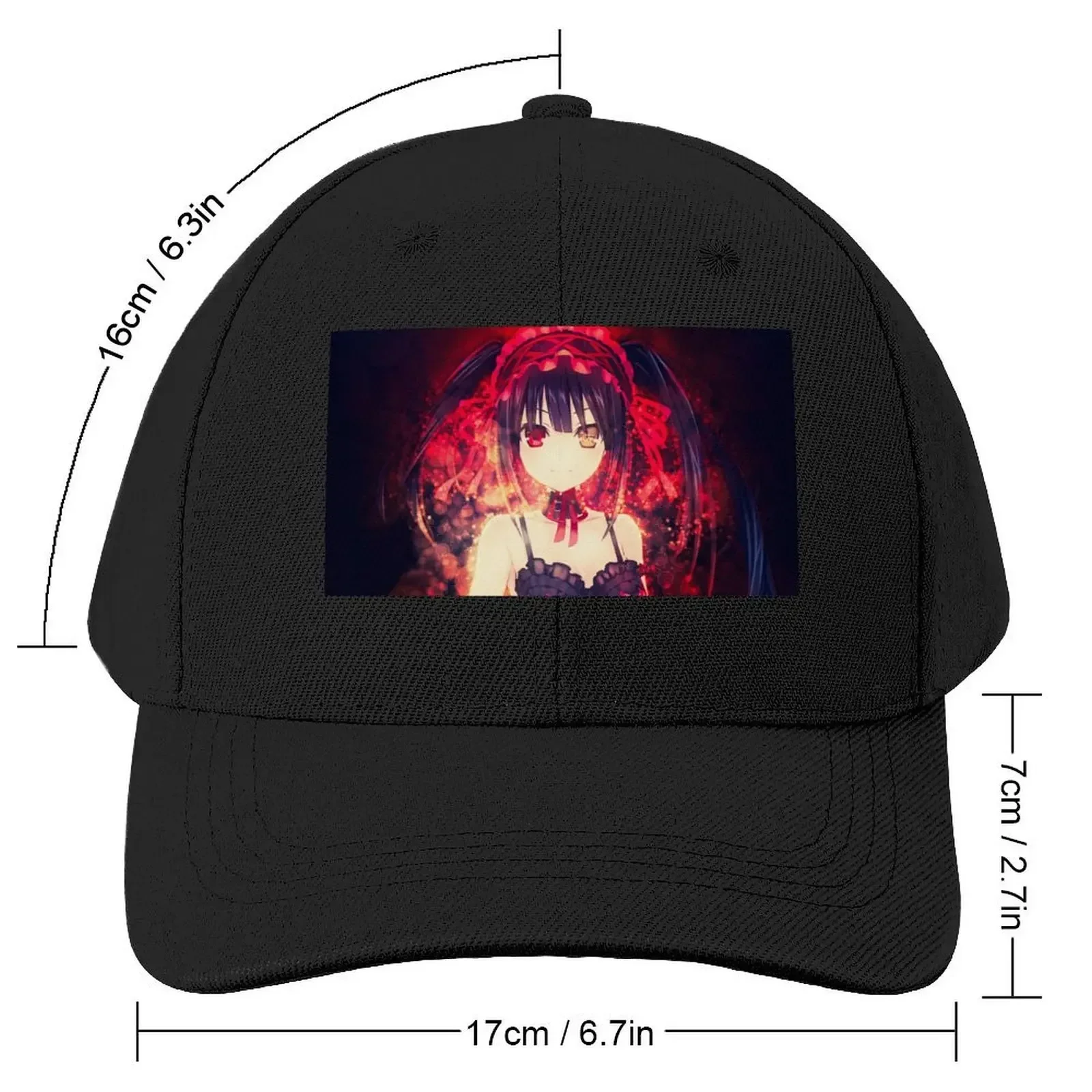 Date A Live Kurumi Tokisaki Baseball Cap New Hat fishing hat |-F-| Fishing cap Golf Women Men's