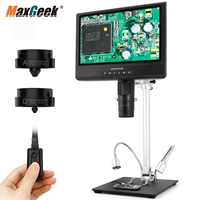 Maxgeek Andonstar AD249-M 10-inch LCD Screen Digital Microscope for Electronics Soldering and Repairing