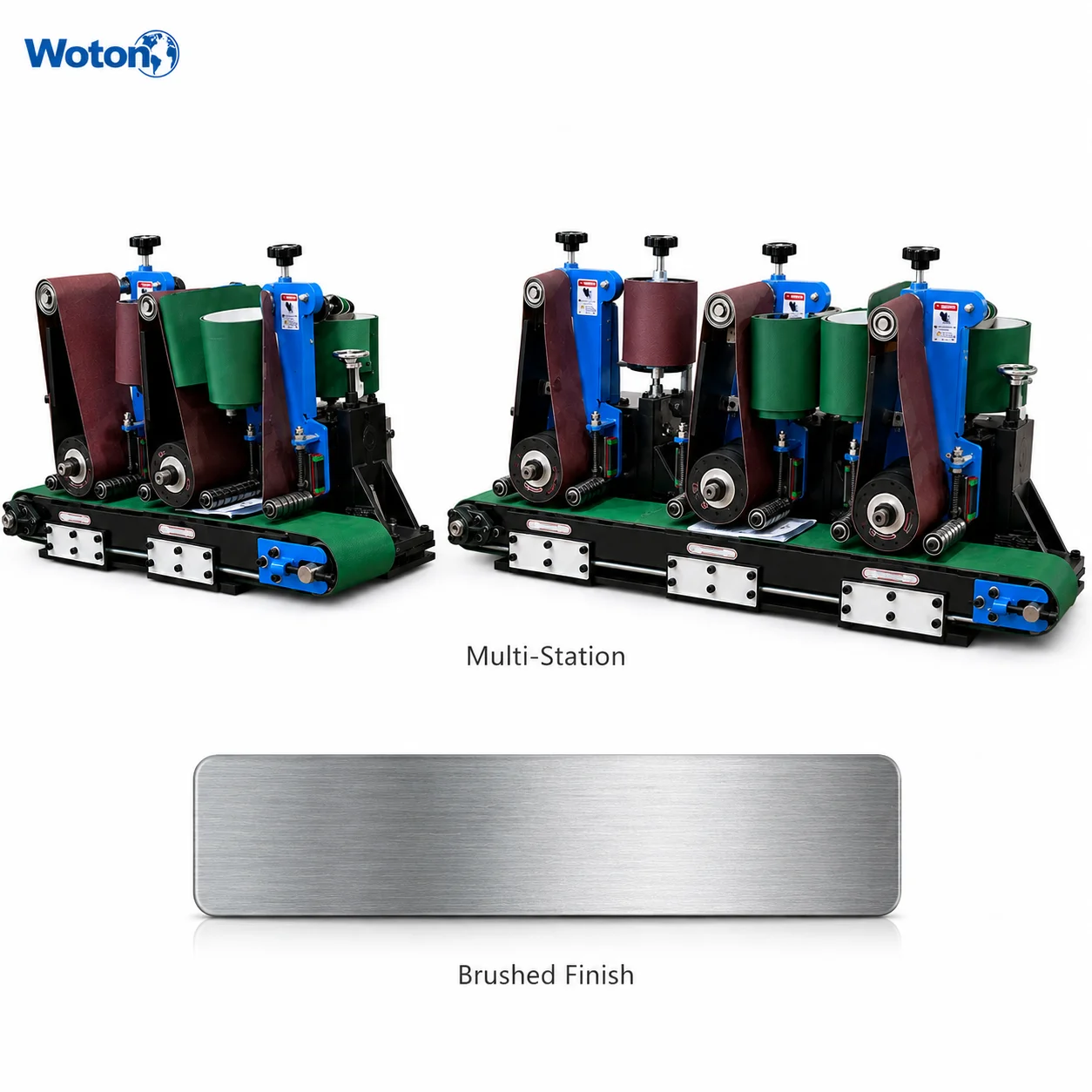 Efficient Stainless Steel Metal Polishing Bench Grinder Integrated Belt Sander Buffing Machine Motor-Driven Gearbox Engine