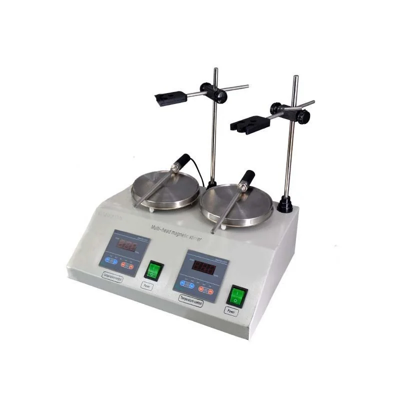 2 Units Heads Multi-unit Digital Thermostatic Magnetic Stirrer Hotplate mixer High quality w