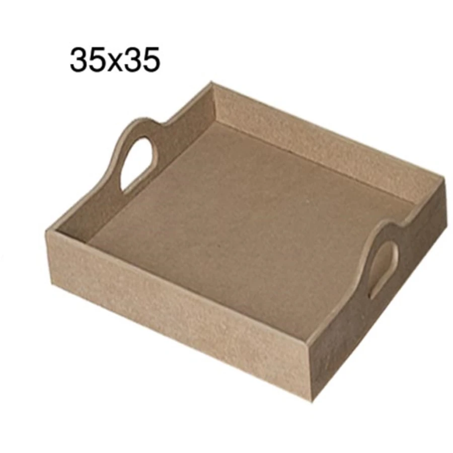 T681 Square Tray, Hobby Wood Painting Mdf Tray