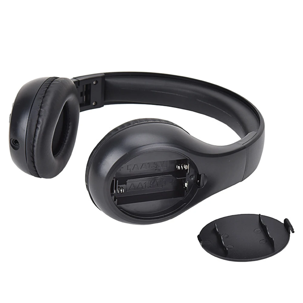 1 Pcs FM Headphones Radio ABS Adjustable Fit Stereo ABS Portable Headset Radio Earphone Stylish Aesthetic Receiver