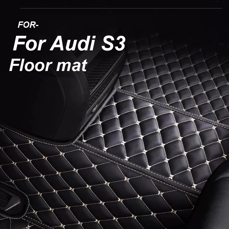 

LUXURY Car Floor Mats For Audi S3 2019 2018 2017 2016 2015 Waterproof Car Carpet Car Styling Interior Accessories Car Mats Cover