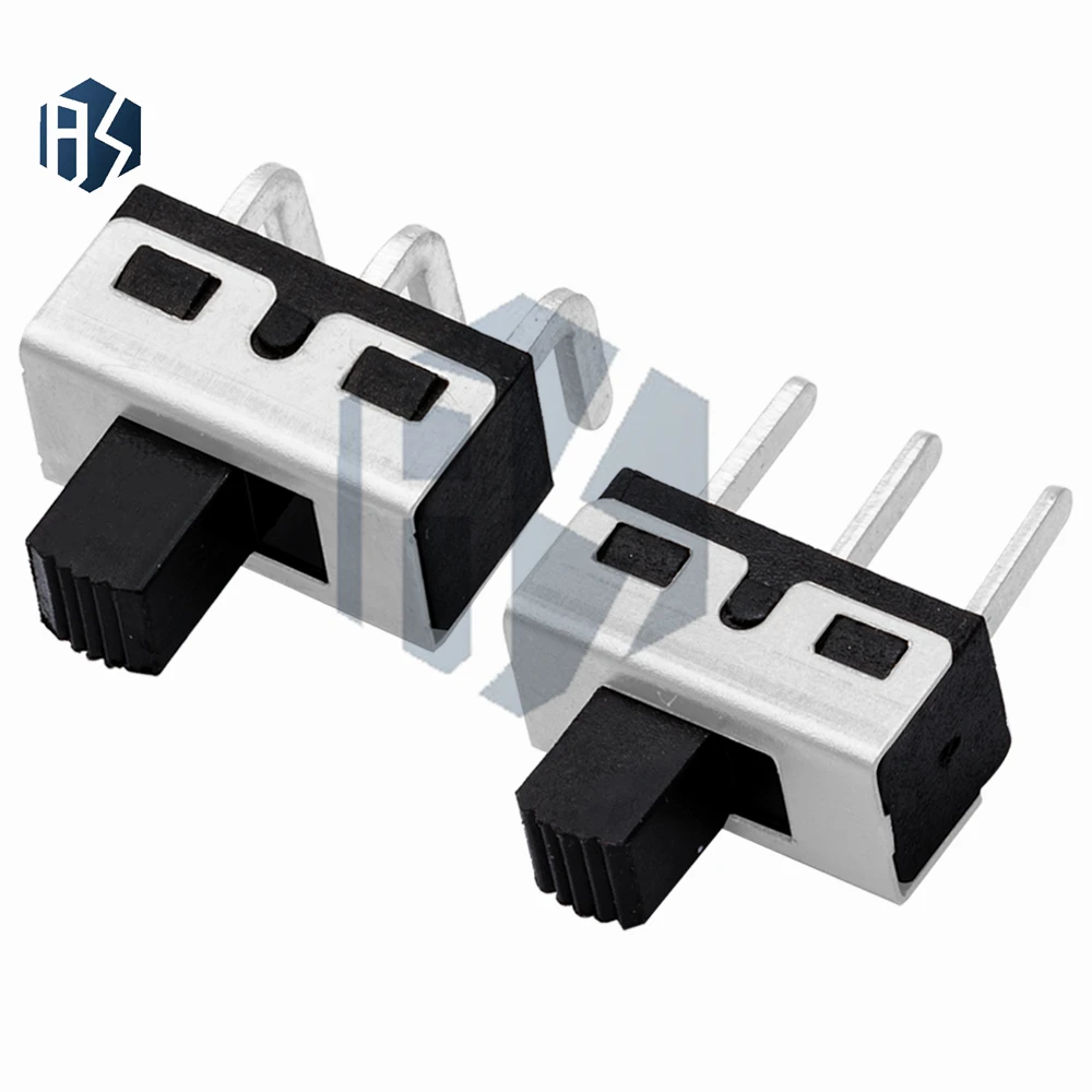 10PCS SS12D10 SS12D11 SS12D06 Przełącznik dwupozycyjny 3Pins Prosta stopka Uchwyt Wysoki 5mm Rozstaw 4.7mm 3A 250V SS12D10 Przełączniki zasilania