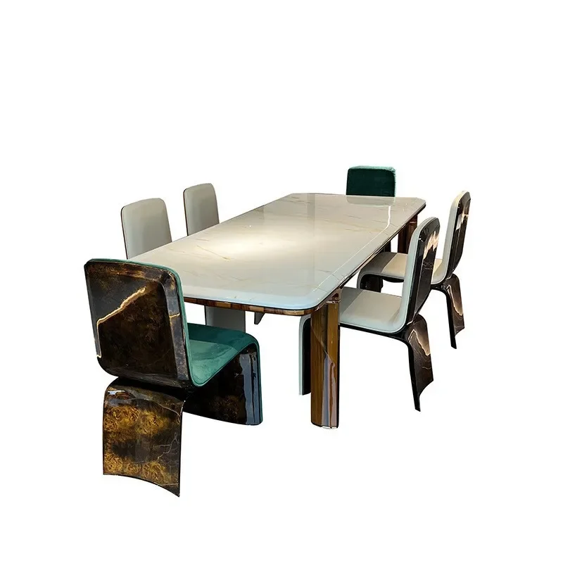 

Light luxury dining table