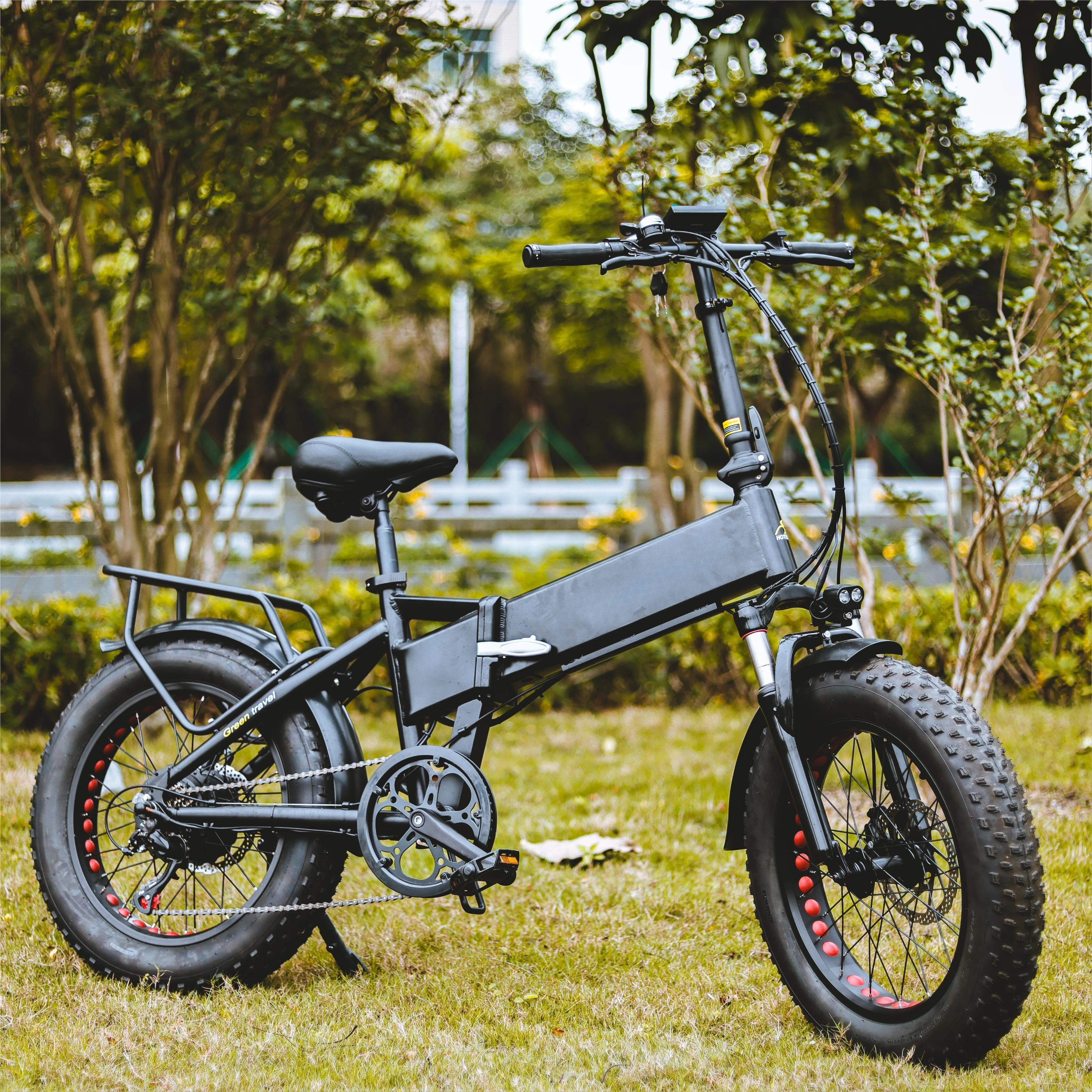 

High Power 48V Battery Foldable Ebike 20inch Fat Tyre Ebike 500/750 Watts Folding Electric Bike