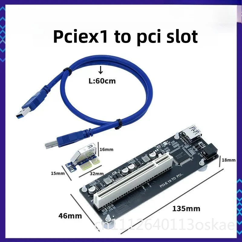 PCIE to PCI expansion card slot for desktop PCI-E adapter card for video capture