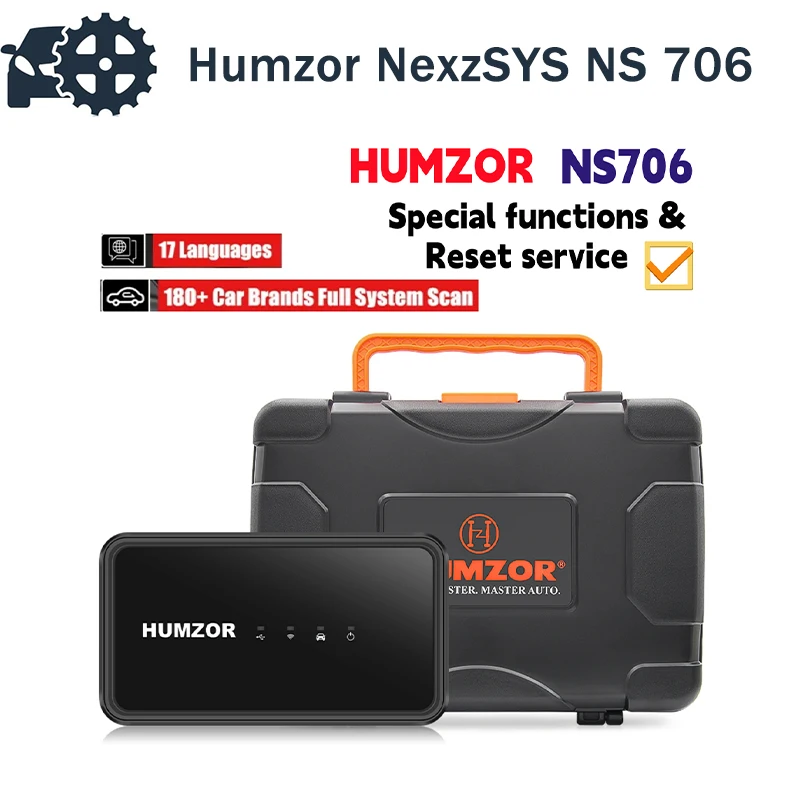 Humzor NexzSYS NS 706 ns706 OBD2 Scanner Car Diagnostic PC Full System 17 Reset Services ECU Key Programmer Tools pk Thinkdiag