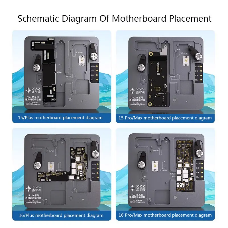 XZZ i6 Type-C EEPROM Programmer No Disassembly Baseband Chip Reader Writer for iPhone 15/16 Series Universal EEPROM Tester