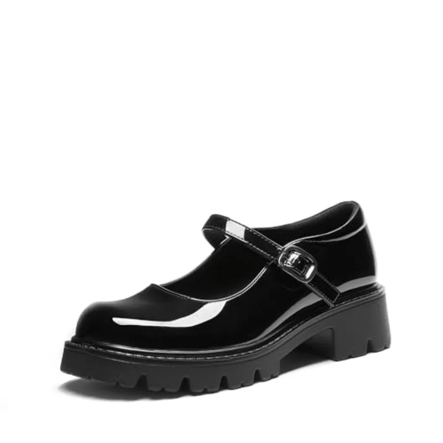 

DREAM PAIRS Mary Jane Platform Shoes for Women Closed Toe Chunky Block Heel Cute Dress Shoes