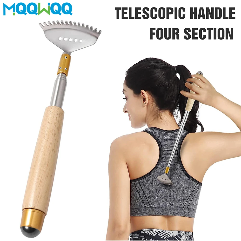 

1Pcs Back Scratcher Long Oversize,Back Scratcher Extendable with Stainless Steel Extra Wide Claw Manual Back Scratcher Massager