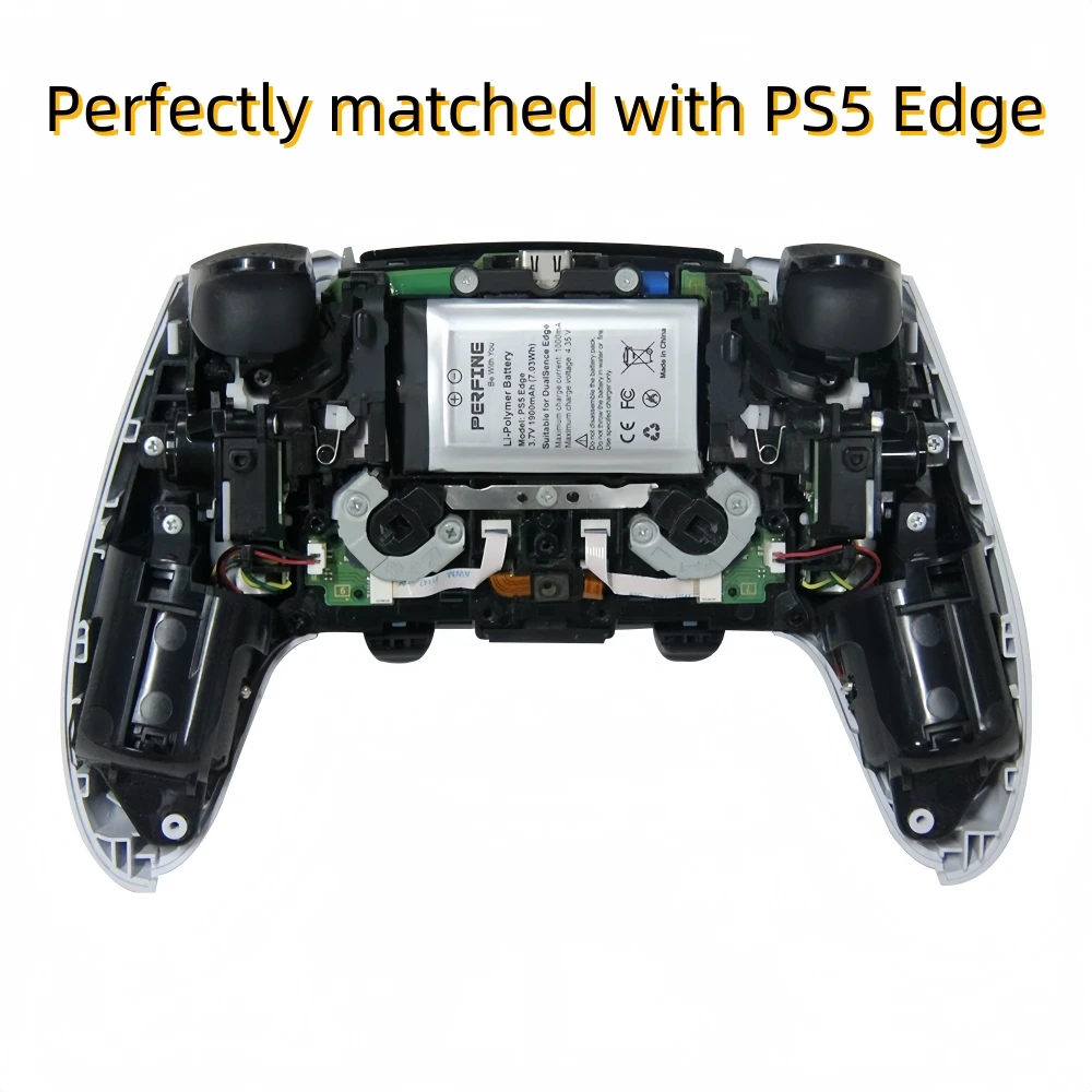 2pcs Perfine Battery BAGP1001 1900mAh PS5 Edge for SONY DualSense Edge PlayStation 5 Edge, Shipping with Traced Number
