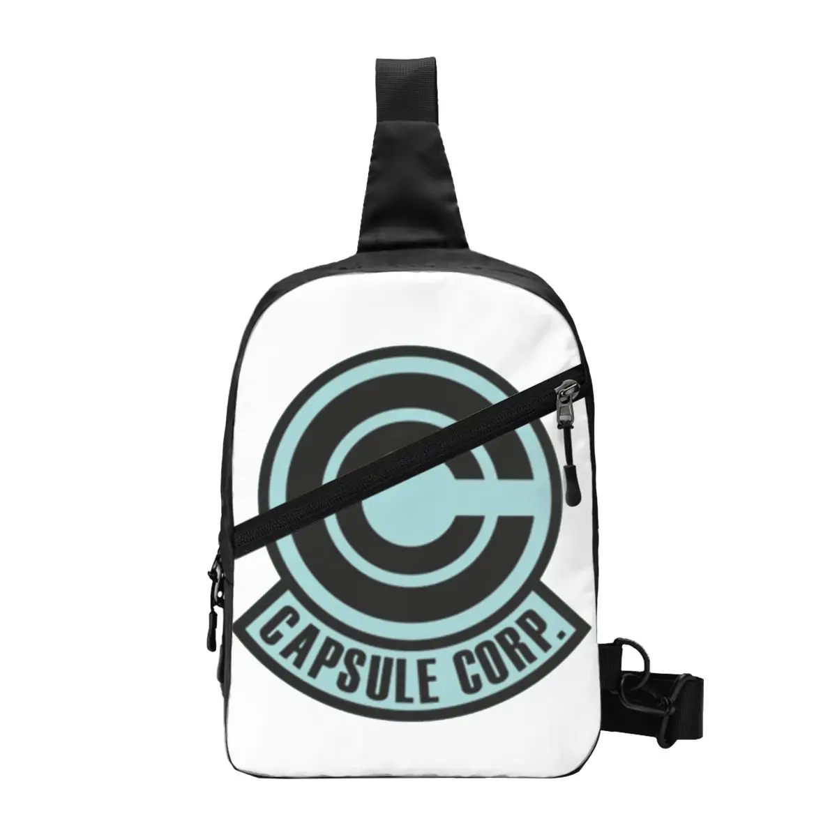 

Capsule Corp Logo Chest Bag Men Sling Crossbody Backpack Chest Bag Traveling Hiking Daypack Shoulder Bag