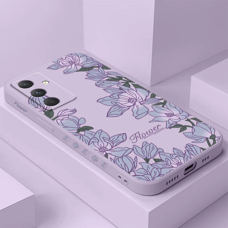 

Flower Bud Purple Phone Case For Samsung Galaxy A56 A36 A26 A16 A06 A55 A35 A25 A15 A05 A05S A54 A34 A24 A14 A04 A04S A04E 4G 5G