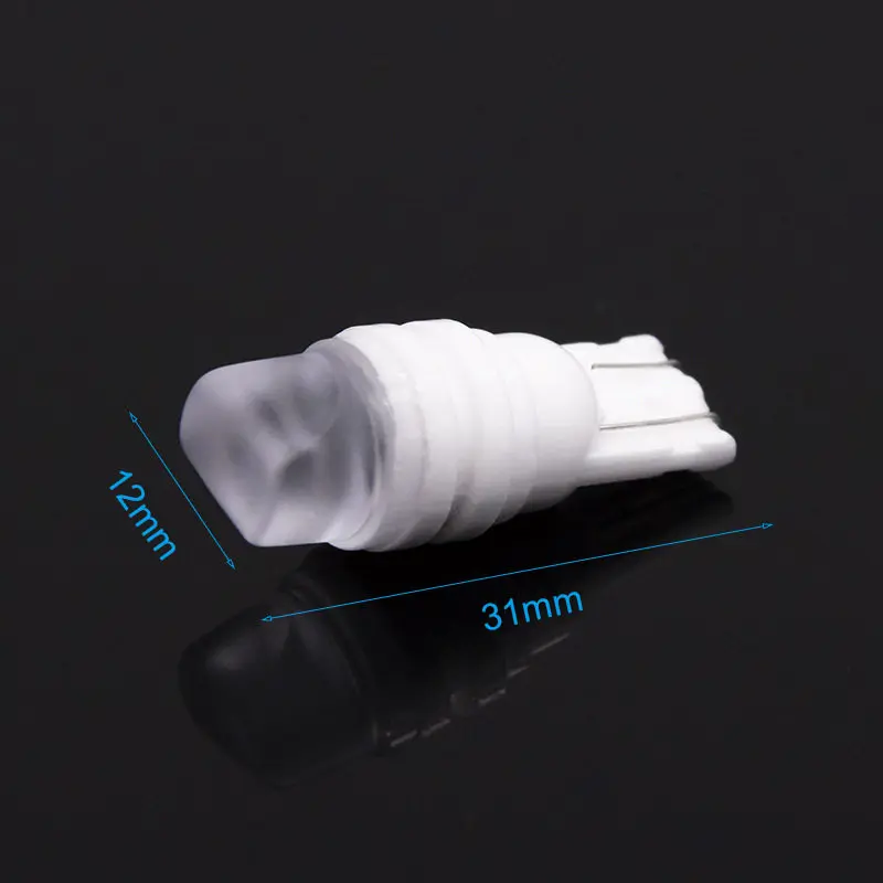 1pair Car Daytime Running Lights T10 Bubble Super Bright Led Lens Width Reading Universal Small Lamp W5w