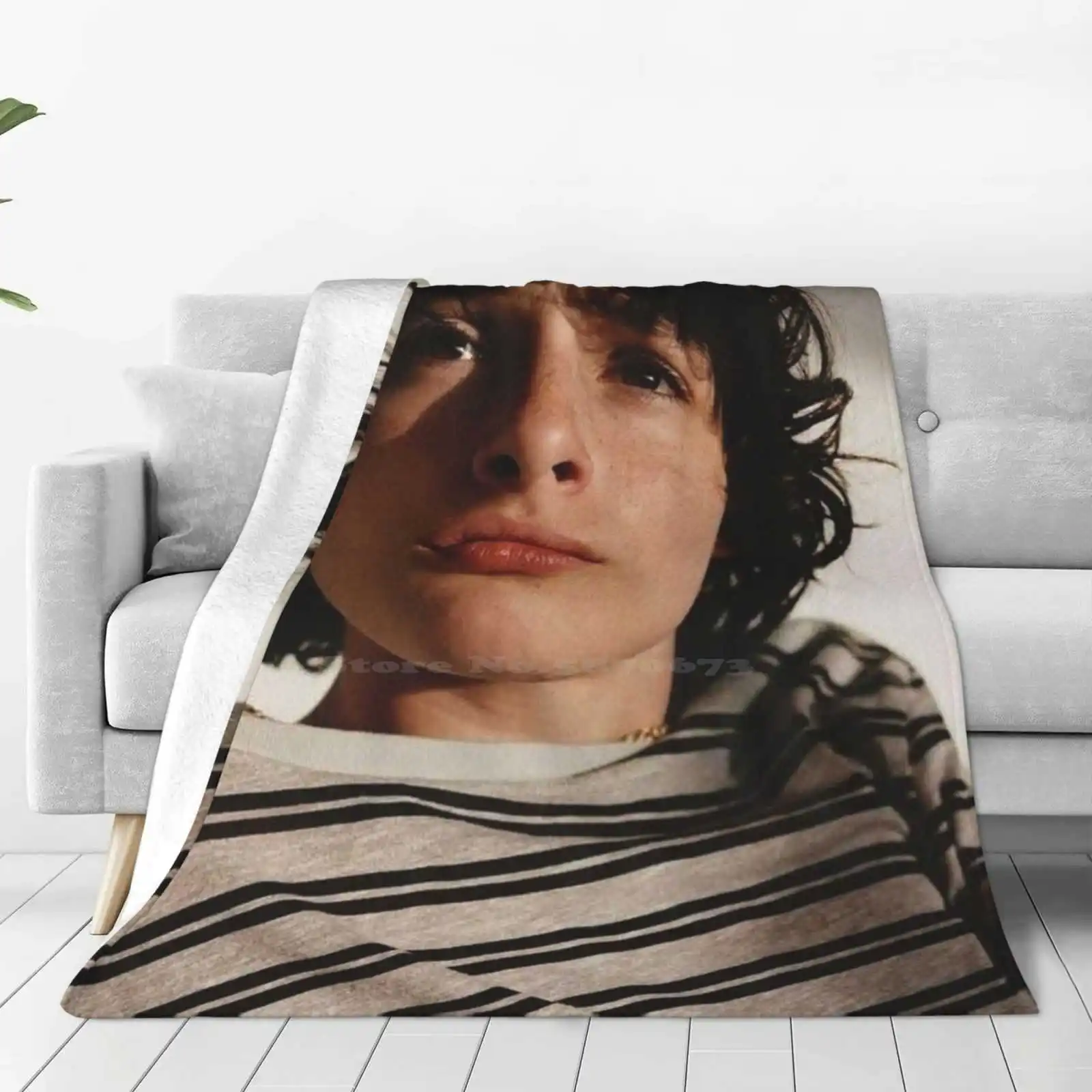 Finn Wolfhard Top Quality Comfortable Bed Sofa Soft Blanket Finn Wolfhard Finnwolfhard Reddie Richietozier Richie Tozier It