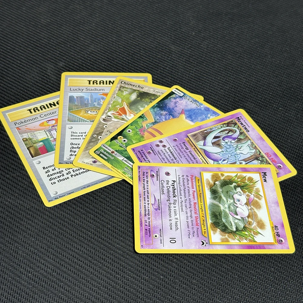 31PCS PKM 1 Pikachu Eevee Game Cards 63x88mm