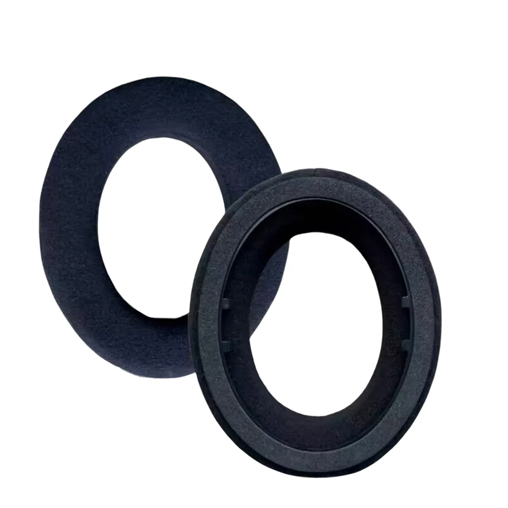 Almofadas para fones de ouvido, para sennheiser hd490 pro plus, couro genuíno, almofadas de substituição premium com opções de tecido