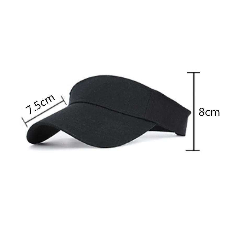 Tennis Caps Men Women Adjustable Sport Headband Classic Sun Sports Visor Hat Running Caps Tennis Beach Hat Outdoor Sports Hat
