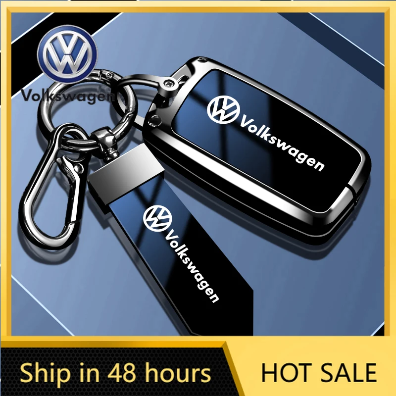 

VW GTI GOLF 2026 Hot For VW VOLKSWAGEN New Zinc Alloy Car Key Case Full Cover Protection Shell Bag for VW Volkswagen Polo Tiguan