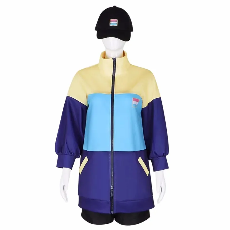 Disfraz de Tsukimi Eiko para mujer y hombre, uniforme, disfraz de Halloween y Navidad