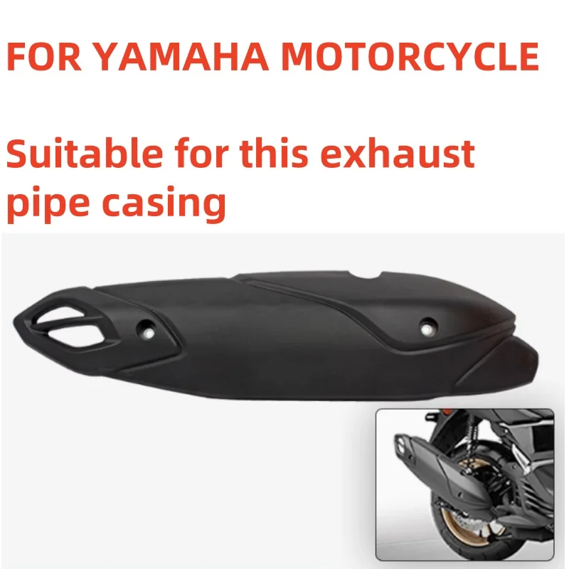 Chekis nadaje się do motocykli Yamaha 2020-2024 Nmax125/155/160 Nmax Turbo Neo Akcesoria do modyfikacji Osłona rury wydechowej Osłona rury wydechowej Metalowa osłona zewnętrzna ochronna — zdjęcie 7