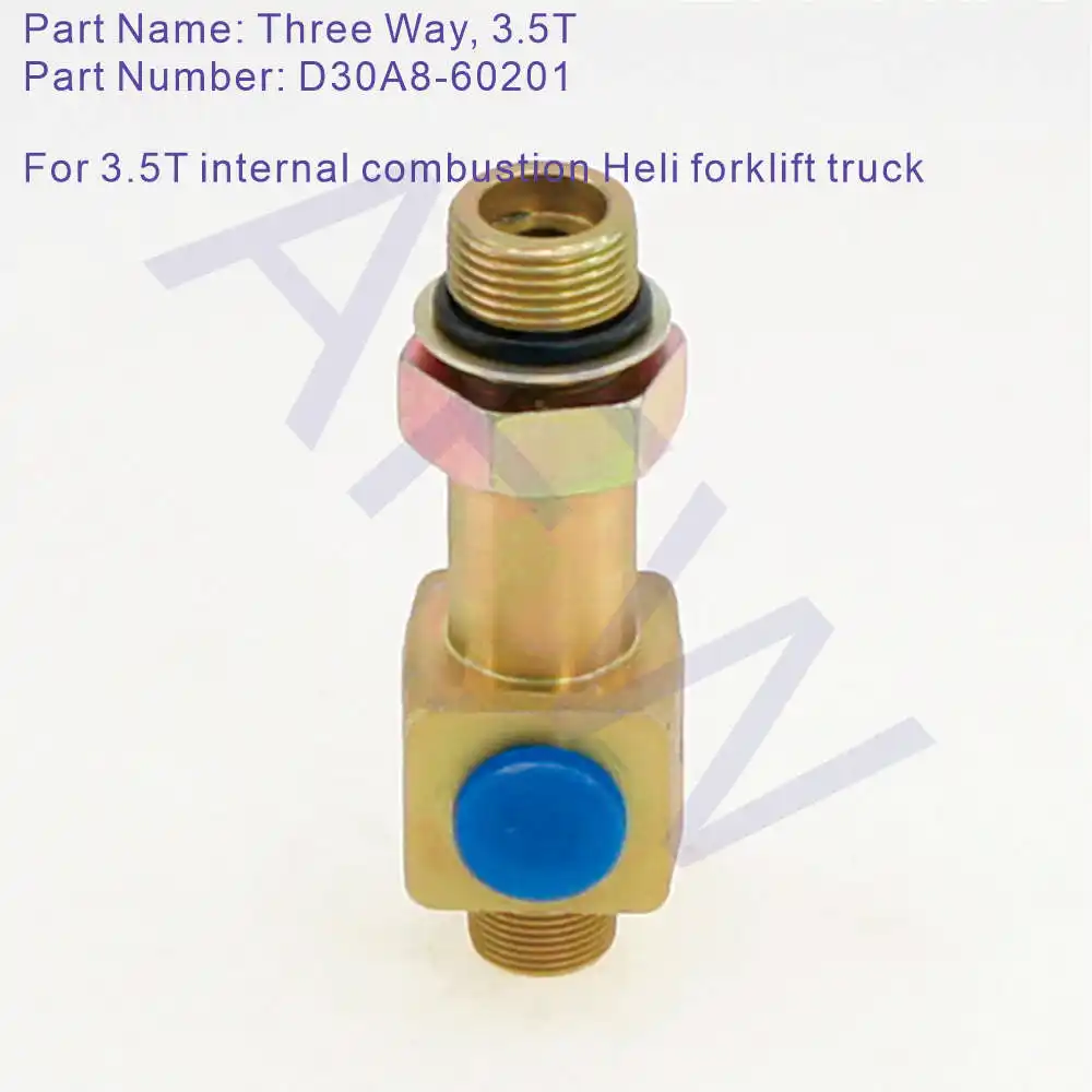 D30A8-60201,Three Way(speed limiting valve),For 3.5T internal combustion Heli forklift truck