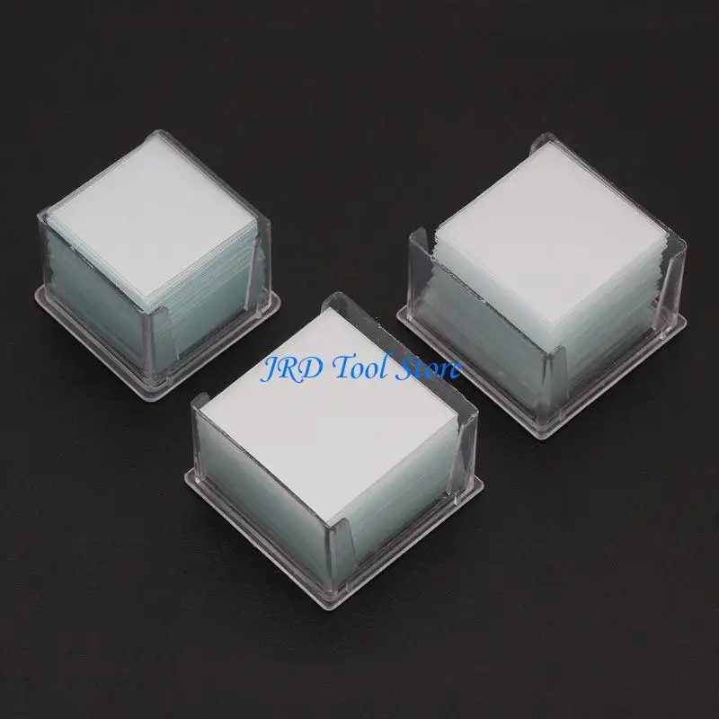 A2UD Transparent Square Glass Slides Microscope Coverslips Square Glass Slides For Microscope Optical Instrument Accessories