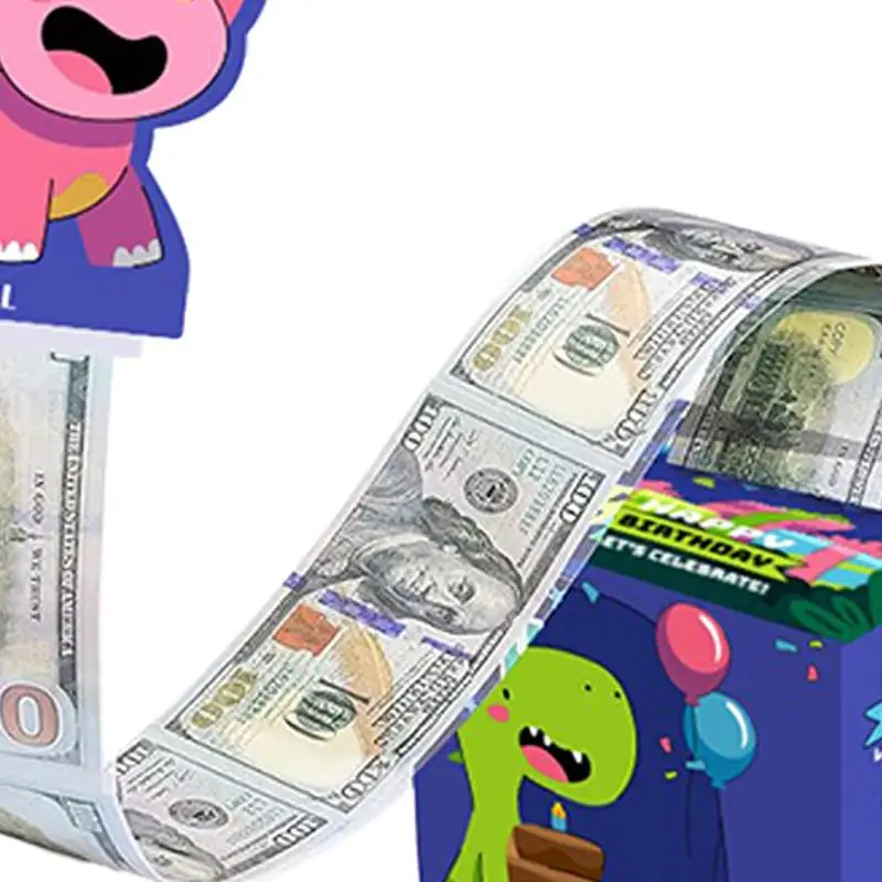 Birthday Money Pull Box Cash Holder With Pull Out Card Cash Storage Box For Kids Adults A Fun Way To Give Cash Interactive Game