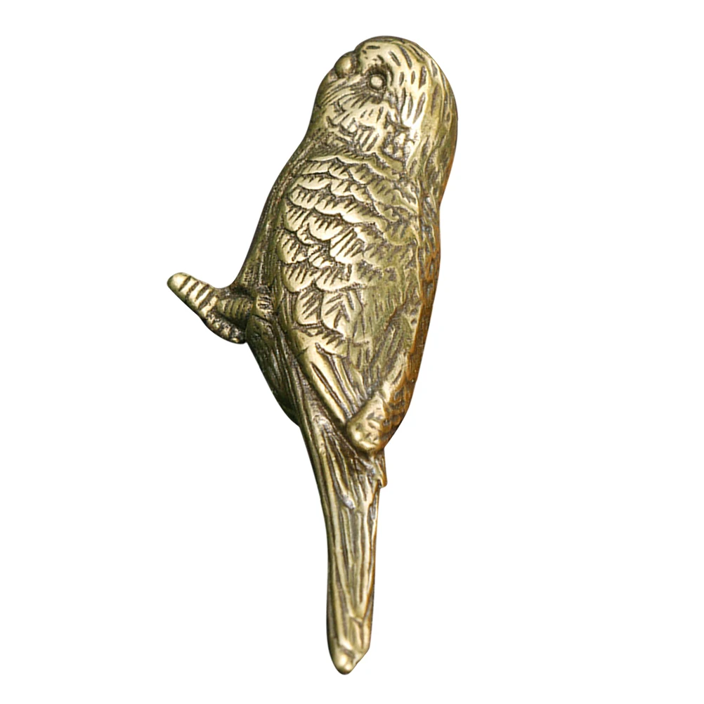 

1pc Brass Bird Vintage Design Home Office Decor Art Sculpture Table Display Cabinet Desktop Feng Shui Bird