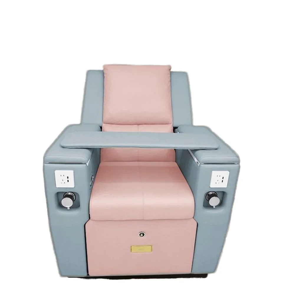 

Electric Recliner Pedicure Chair Adjustable Luxury Nail Art Therapy Eyelashes Toenails Beauty Shop Foot Therapy Bed for Glass
