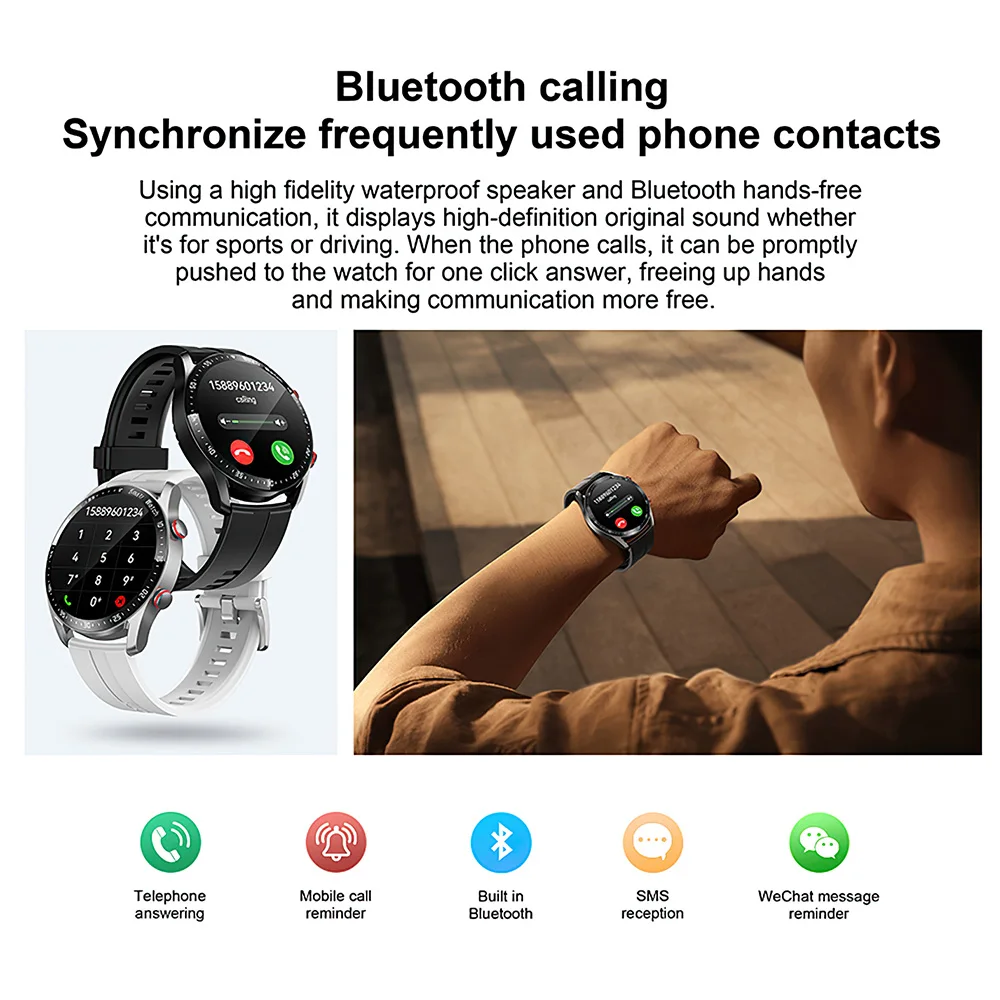 Smart Watch ECG+PPG Bluetooth Call Smartwatch 1.28