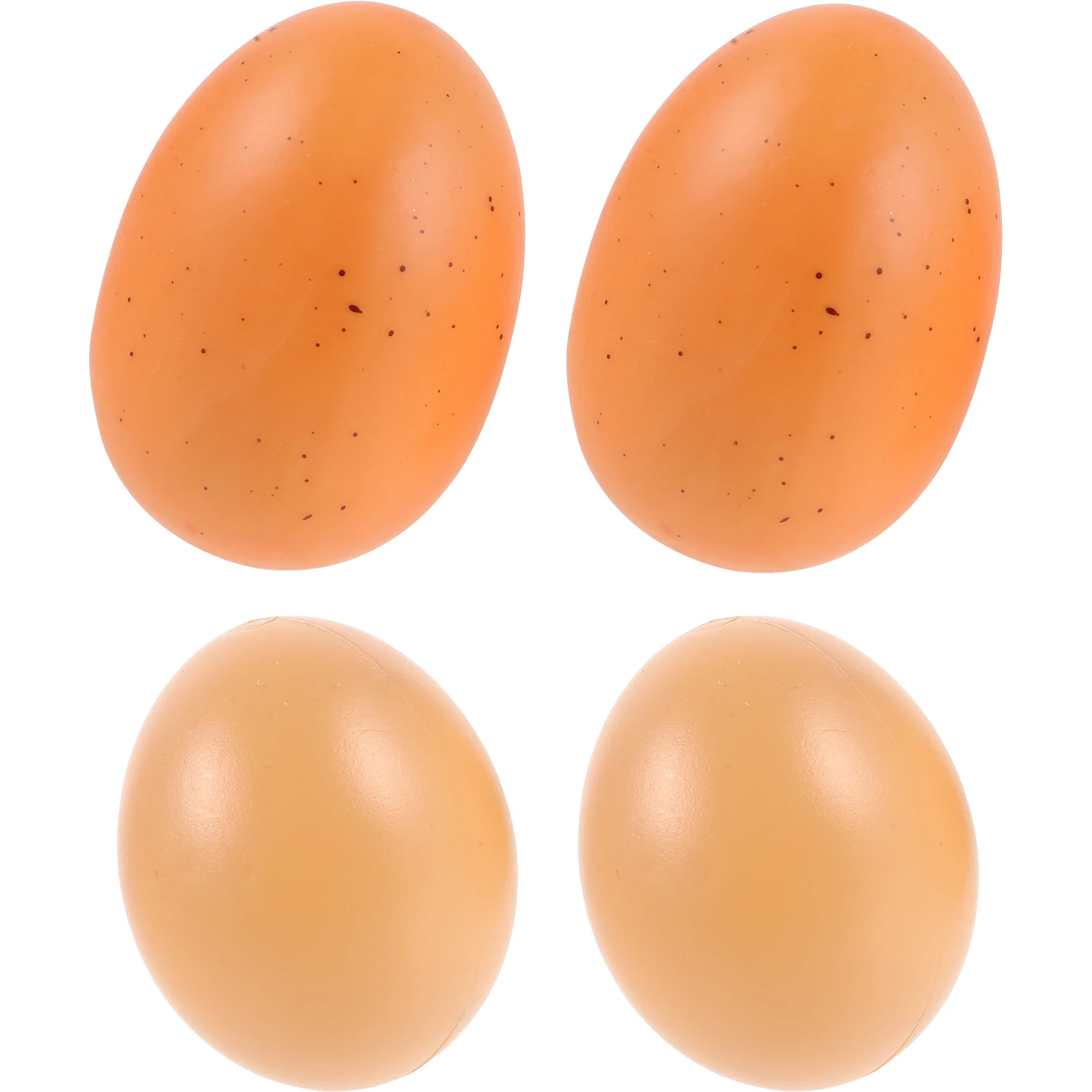 4 Pcs Simulated Egg Ornaments Fake Eggs Artificial Cute Creative Decor Filler Craft Foam Imitation