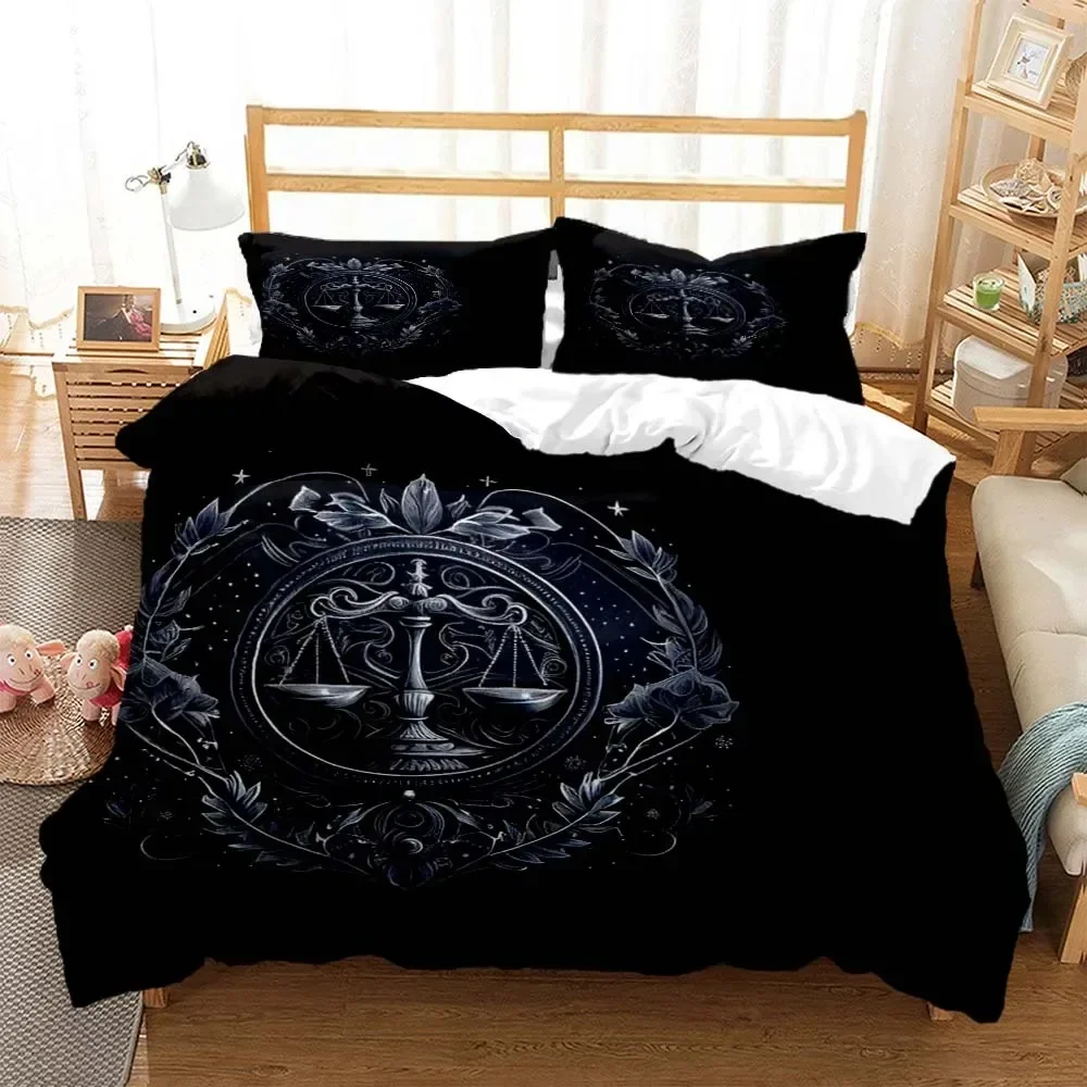 Constellation personalized Comfortable Duvet Quilt Cover Pillowcase Bedding Set Children Bedroom Decoration Home Textile