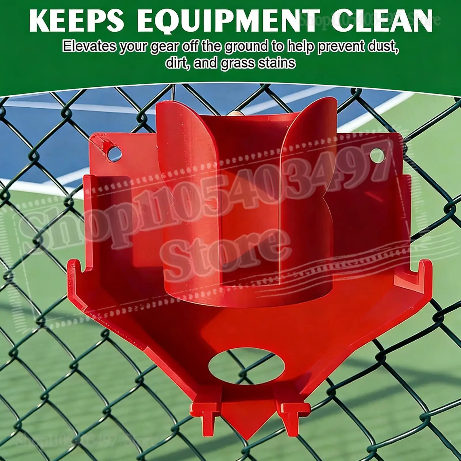 

Dugout Organizer Sports Helmet Glove Storage Hanger with Drink Holder Fence Hook for Baseball Field Practice Game Backyard Park