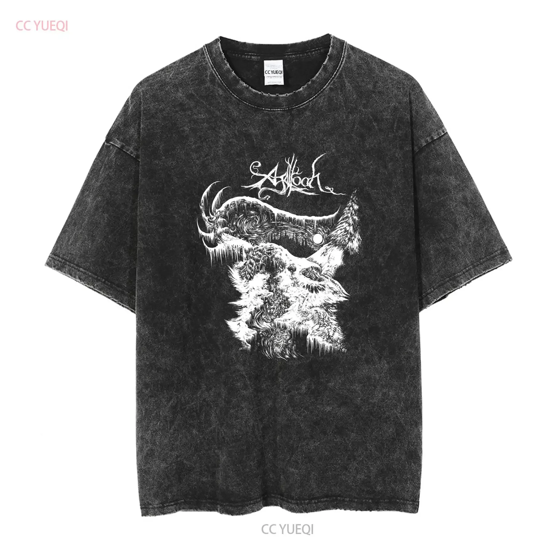 AGALLOCH T Shirt woods of ypres alcest drudkh panopticon katatonia ulver opeth long or short sleeves vintage Washed Casual