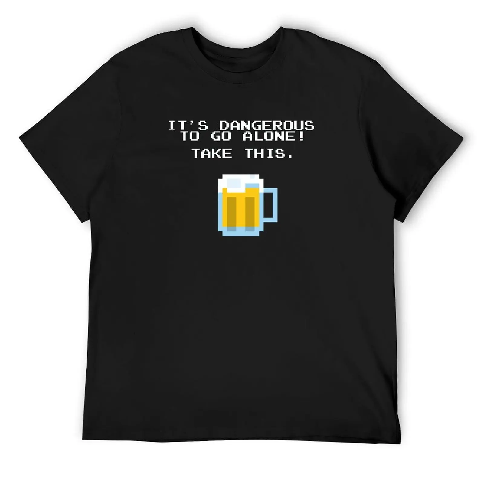 

It's Dangerous To Go Alone Without Beer T-Shirt summer top boys animal print customizeds outfits for men